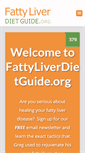 Mobile Screenshot of fattyliverdietguide.org